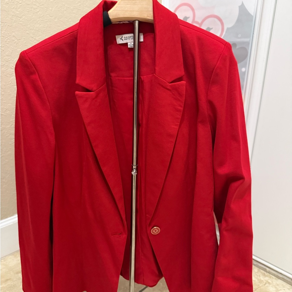 Nanette Lepore Vibrant Red Blazer